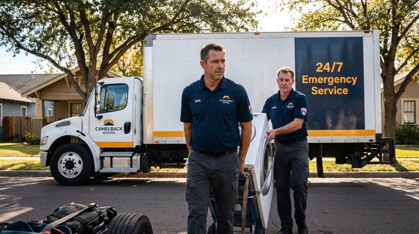 CamelBack Moving crew loading furniture in Tarpon Springs, FL